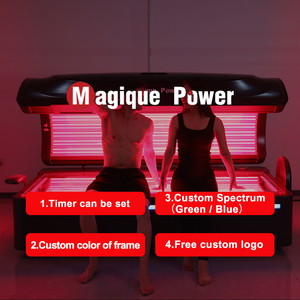 Magique Power Custom 480nm 660nm 850nm 940nm 633nm 5 lunghezze d'onda 43,200 pz led <span class=keywords><strong>luce</strong></span> rossa e vicino infrarosso letto di terapia per la vendita - Product Image 6
