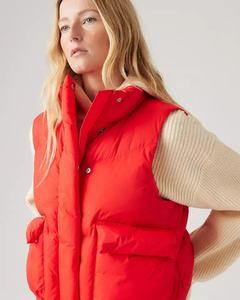 Excellente qualité sport bulle bouton bouffant gilet décontracté sans manches hiver pour un usage quotidien confortable toile lisse 100% - Product Image 3