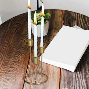 Elegant home interior decor Contemporary candle holder Handmade iron taper holder Matte <b>black</b> <b>candlestick</b> stand Home Decoration - Product Image 4