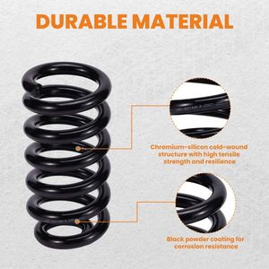 Suspensions de camion Chevrolet C10 GMC C15 1963-1987, ressorts hélicoïdaux de réduction de hauteur avant de 3 pouces, kit de réduction de hauteur - Product Image 1