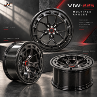 Jantes forgées en carbone à cinq branches, 18-22 pouces, 5x112 5x114.3, deux pièces, VIW-225 pour BMW Audi Mercedes-Benz