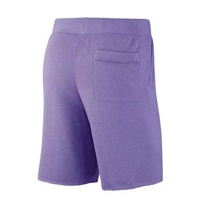 High Quality Pure Color Casual Mens Mid Waist Canvas Elastic Waist Shorts Breathable Quick Dry Windproof Eco-Friendly Gym - Product Image 4