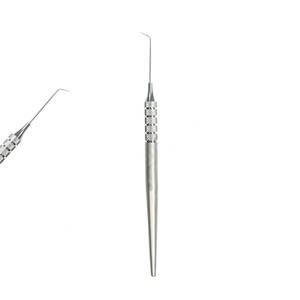 Explorador Dental de Acero Inoxidable con Mango Hueco de un Solo Extremo, Herramienta Dental Profesional Manual con Certificación CE Clase I de Pakistán - Product Image 1