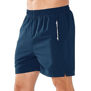 Pantalones cortos deportivos personalizados con estampado y bordado para hombre, pantalones cortos de algodón con cordón, pantalones deportivos para gimnasio y fitness para hombre - Product Image 1