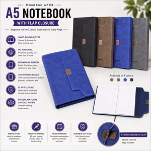 Libreta de Cuero PU A5 con Tapa Dura, Cosida con Hilo, Cierre Magnético, 80 Hojas de Papel Sombreado, Marcapáginas con Cinta, Regalo Premium - Product Image 4