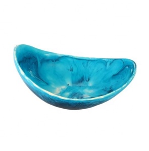Custom Designed Polished <b>Clear</b> <b>Resin</b> Food Grade Durable Cute Design Party Use Salad Serving Bowl - Product Image 3