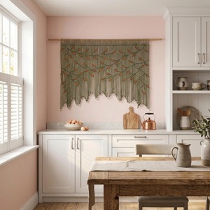 Tapiz de macramé de gran tamaño inspirado en la naturaleza, ideal para la sala de estar, el dormitorio y la decoración interior de estilo ecológico, procedente de la India. - Product Image 3