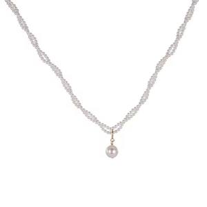 Collar de Perlas de Doble Capa con Diseño Delicado para Mujer, Estilo Nicho, de Shi Jia - Product Image 5