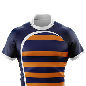 Camiseta de Rugby al por Mayor 100% Poliéster, Transpirable, de Secado Rápido, con Nombre y Número del Equipo Personalizados, Tallas para Adultos - Product Image 4