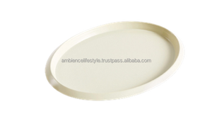 Plateau décoratif plaqué laiton coulé en aluminium de haute qualité pour la nourriture de fête fromage de dinde série océan ambiance style de vie - Product Image 5