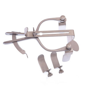 Retractor de Prostata para Retropubectomía, Manual, con Trinquete, Dos Pares de Cuchillas Laterales Giratorias, Acero Inoxidable, Juego de Instrumentos de Urología - Product Image 5