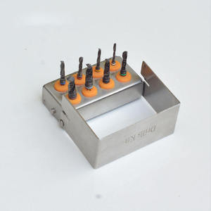 Kit de Brocas Dentales Ergonómicas de Acero Inoxidable de la Mejor Calidad, 8 Piezas, Turbina con Irrigación Externa, Certificado CE - Product Image 3