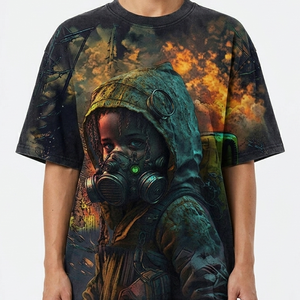 เสื้อยืดพิมพ์ลายกราฟิกผ้าฝ้าย 100% สไตล์วินเทจ คุณภาพพรีเมียม สำหรับทุกเพศ สวมใส่สบาย - Product Image 5