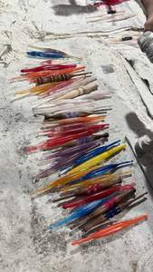 Art Empire Exports - Agujas de Ganchillo Ergonómicas de Resina y Madera Multicolor, Mango Suave, 20 cm de Longitud, 3 mm de Grosor, Tamaños Personalizados - Product Image 5