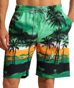 Shorts de bain brodés pour hommes à séchage rapide, anti-plis, pour l'été, vente en gros - Product Image 1