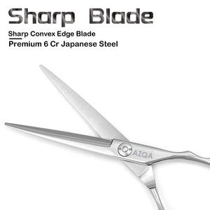 High Quality Stainless Steel <b>Barber</b> Hair Dressing Scissors Comfortable Medium Handle Right-Handed Blunt Tip Professional Hair - Product Image 3