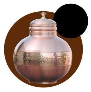 Classic Copper Hydration Jug and Glass <b>Set</b> Traditional Table Drinkware for Dining <b>Beverage</b> <b>Serving</b> and Wellness Use - Product Image 2