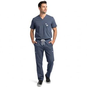 Uniforme Médico de Algodón para Hombre, Ropa de Hospital, Suministro Directo de Fábrica OEM, Trajes Médicos Transpirables y Cómodos - Product Image 1