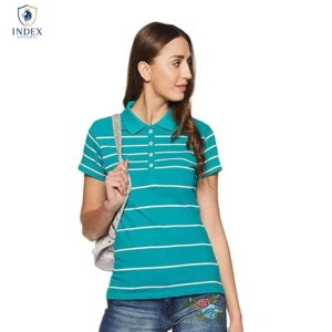 Camiseta Polo Personalizada para Mujer, 100% Algodón, Manga Corta, Camisetas Polo Casuales al por Mayor, Camisetas Polo de Algodón Piqué de Alta Calidad - Product Image 1