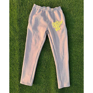 Survêtement personnalisé avec impression en relief pour hommes, 100% coton molletonné, pantalon ample à jambes larges, écologique, pour l'hiver - Product Image 3