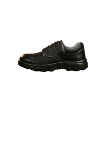 Chaussures de sécurité pour hommes en cuir de buffle de bonne qualité, embout en acier, antistatiques, basses, avec doublure en maille grise, pour usage industriel - Product Image 3