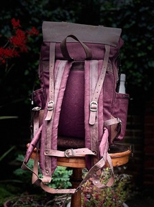 กระเป๋าเป้สะพายหลังหนังแท้ผ้าแคนวาส น้ำหนักเบา กันน้ำ สำหรับเดินทาง ใส่แล็ปท็อป ปิดซิป ปรับแต่งได้ตามต้องการ OEM LCB-0010 - Product Image 6