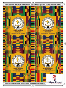 Tela Africana Personalizada con Estampado de Cera, Fabricante de Textiles Kente, Proveedor de Uniformes para Coros de Iglesia - Product Image 3
