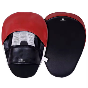 Mitaines de boxe incurvées en cuir de haute qualité pour le kickboxing, le Muay Thai et l'entraînement au coup de poing 2026 - Product Image 1