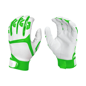 Baseball Batting Gloves Anti Slip Grip Durable Leather Palm Lightweight Gloves for Training <b>Games</b> OEM Bulk - Product Image 1