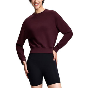 Sudadera Larga con Capucha para Mujer, Diseño Moderno, Cuello Redondo, Estilo Casual, Hombros Caídos, Transpirable, Ecológica, 100% Algodón - Product Image 1