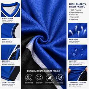 Maillot de basket-ball personnalisé sublimé, maillot de jeu haute performance, uniforme de club et de ligue, fabricant OEM - Product Image 4
