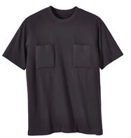 SMART SHINE ENTERPRISES T-shirt de chef pour homme en denim 100% coton de haute qualité, personnalisé, à séchage rapide, avec double poche et impression sérigraphiée