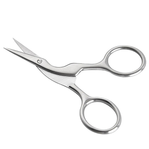 Cuticle Scissors Curved and <b>Rounded</b> Eyebrow Multi-purpose Nail Scissors Facial Hair Stainless Steel Scissors - Product Image 5