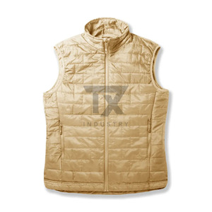 Chaleco Acolchado Personalizado |   Chaqueta de Invierno Negra sin Mangas |   Chaleco Térmico Ligero |   Directo de Fábrica - Product Image 3