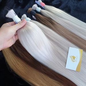 Vietnam Factory's Top Selling Luxury 28-Inch Remy Hair Frontal Wigs <b>Curly</b>/Wavy Texture Human Hair <b>Extensions</b> All Colors Best - Product Image 1