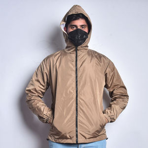 Custom Waterproof <b>Lightweight</b> Hooded Windbreaker <b>Jacket</b> <b>Men</b> Women Outdoor Sportswear Thin Breathable Nylon Zipper <b>Rain</b> Coat - Product Image 4
