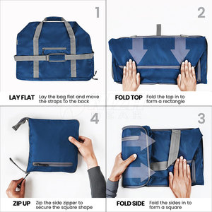 Bolsas Deportivas Plegables de Poliéster Impermeable, Ligeras y Portátiles, MOQ Bajo, Bolsas Deportivas Cómodas - Product Image 4