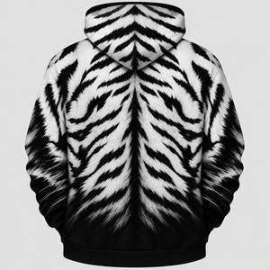 Sudadera con Capucha Deportiva Tejida con Estampado 3D de Tigre Animal King para Hombre y Mujer, Estilo Urbano Otoñal, Casual y Moderno, Largo Regular - Product Image 6