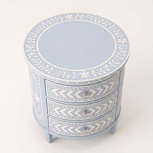 Mesa de Noche Moderna Multifuncional con Incrustaciones de Hueso Hecha a Mano, Ecológica, para Apartamentos y Hospitales, Superventas - Product Image 3