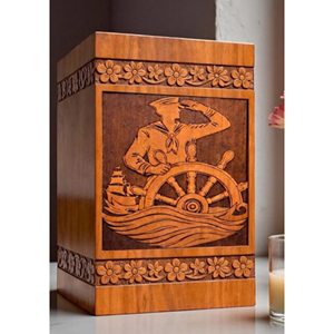 Compact Wooden Urn for Ash Storage Wooden Urn for Ashes with Velvet Bag Inside urn by AYAANS - Product Image 5