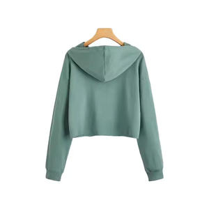 High Quality Custom Wholesale Lady Women Top Pullover Hoodie Crop <b>Club</b> Hoodies by Standard <b>International</b> - Product Image 4