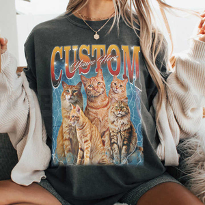 Custom <b>Photo</b> Print Oversized Men's T-<b>Shirt</b> Short Sleeve O-Neck Cotton Jersey Casual Style Front Design - Product Image 6