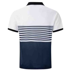 T-shirt à manches courtes respirant pour homme, printemps et été, couleur unie, col boutonné, poche, chemise de base, polos pour hommes - Product Image 2