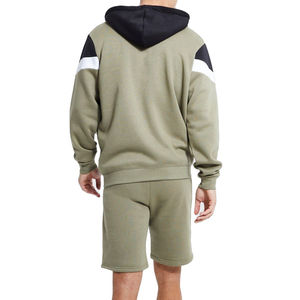 Unisex 2 Piece Tracksuit Set Wholesale <b>Short</b> Mens Hoodies and Jogger Custom Logo Sweat Suits Solid Pattern Size 6XL - Product Image 6