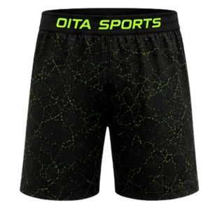 Black <b>Marble</b> Print Athletic Training Shorts with Elastic Waistband Breathable Lightweight Sports Gym Fitness Performance Wear - Product Image 1