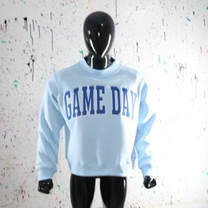 Sweat-shirts oversize à col montant GAME DAY, 450 GSM, avec broderie appliquée personnalisée, coupe ample, en molleton 100% coton French Terry - Product Image 2