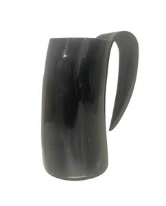 Mug en corne de vache durable, poli, sûr pour les aliments, laqué, fait main, écologique, compatible lave-vaisselle, léger, moderne, de luxe, pour mariage, bière - Product Image 4