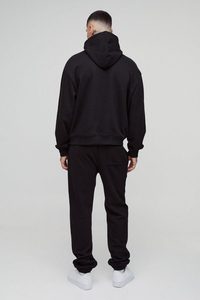 2026 New Arrival Slim Fit Tracksuit <b>Men</b> Casual Sports Jogging Suit 400gsm Street wear <b>Pullover</b> Custom Logo Autumn - Product Image 3