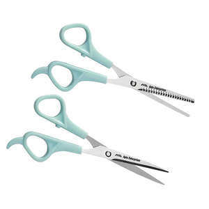 Kids Hair Cutting Scissors Kit Stainless Steel Straight Scissors & Thinning <b>Shears</b> Set for Safe Hair Dressing, Barber <b>Tools</b> - Product Image 5