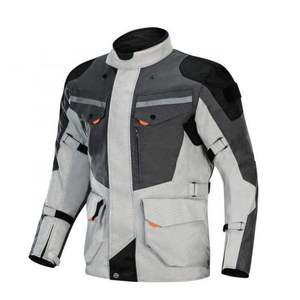 Chaqueta de Motocicleta de Manga Larga para Hombre, Azul y Negra, Resistente al Viento, Textil, Equipo de Seguridad, para Todas las Estaciones, Estilo Adulto - Product Image 6